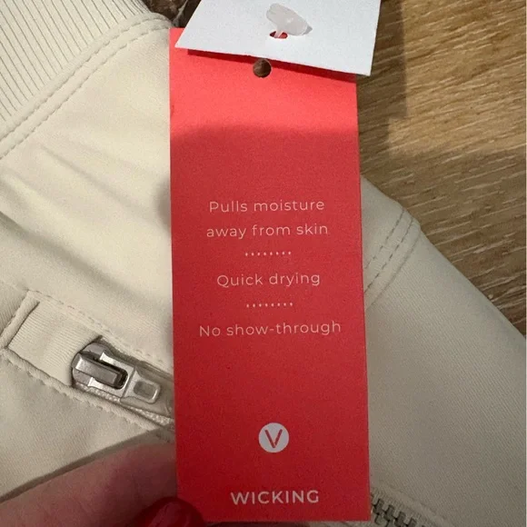 LIVI by Lane Bryant Knit Trouser Skort with 5” Inseam Shorts NWT in Birch Cream - Picture 6 of 13